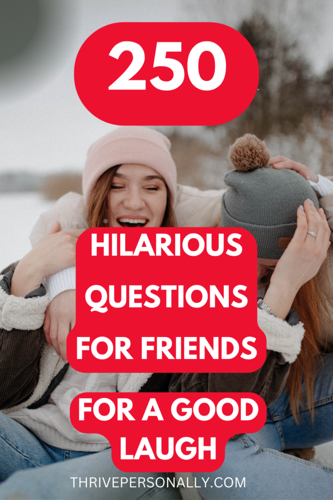 Funny & Random Questions to Ask Friends for Instant Laughter! Lighten the mood and enjoy endless giggles with these entertaining questions!

