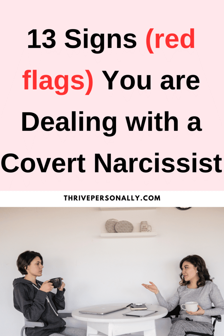 13 Signs (red flags) You are Dealing with a Covert Narcissist