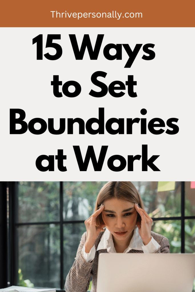 setting boundaries at work