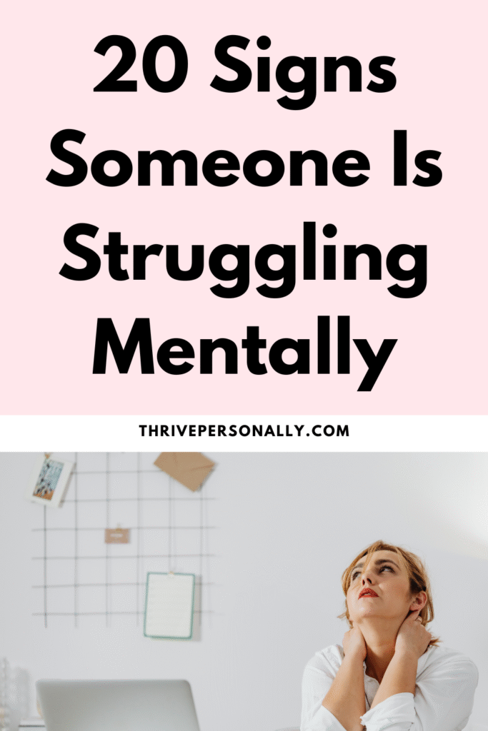 Mental health struggles 