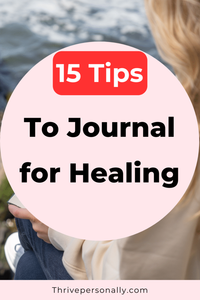 Learning to journal for healing 