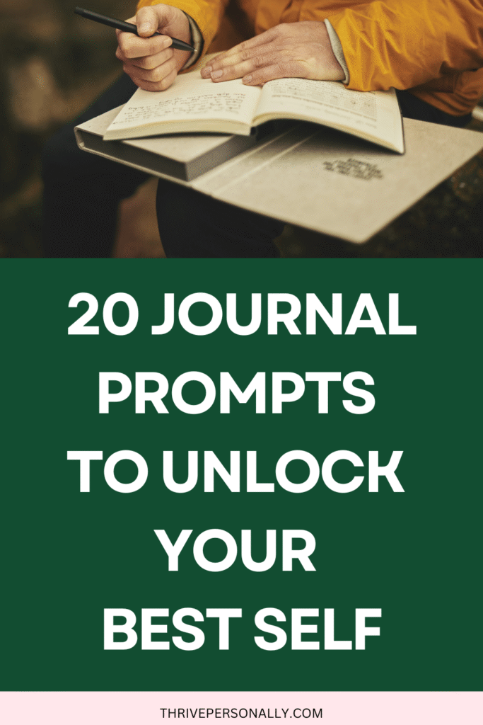 Best Self journal prompts