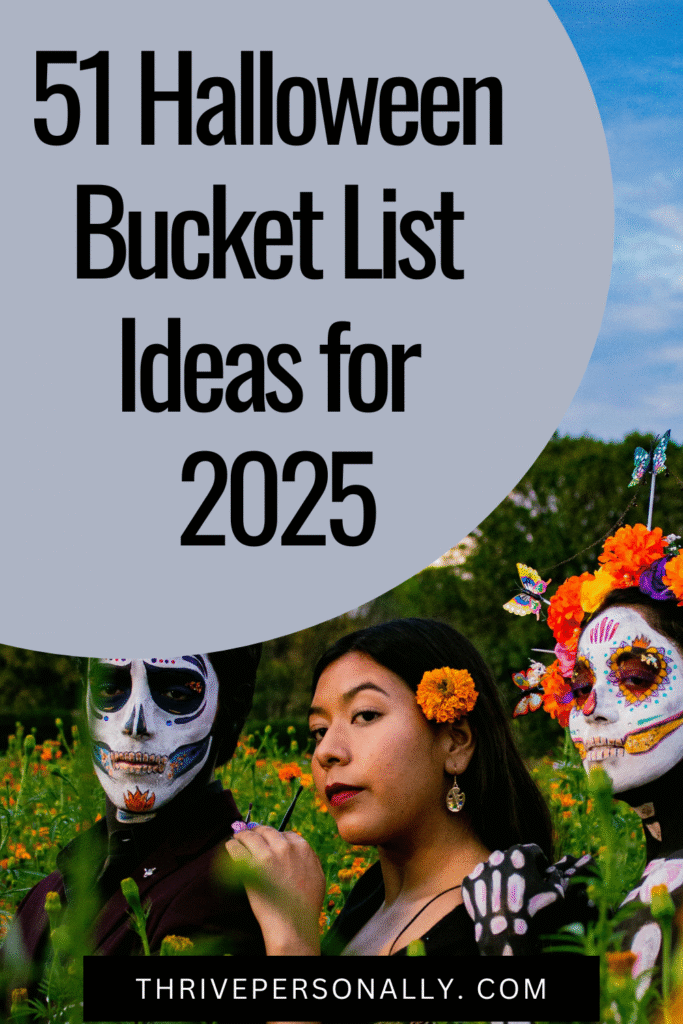 Halloween bucket list 2025