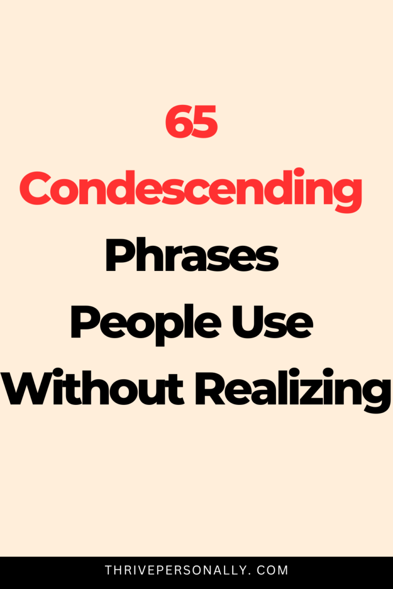 65 Condescending Phrases People Use Without Realizing
